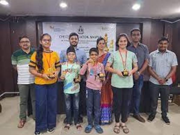 Vritika and Sahajveer are the Nagpur Under-13 Champions